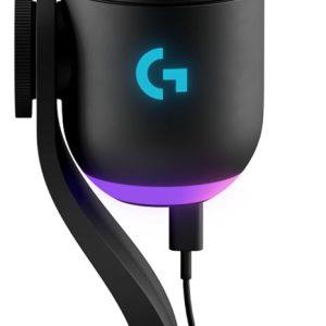 Microfone Dinâmico USB Para Jogos Logitech G Yeti GX